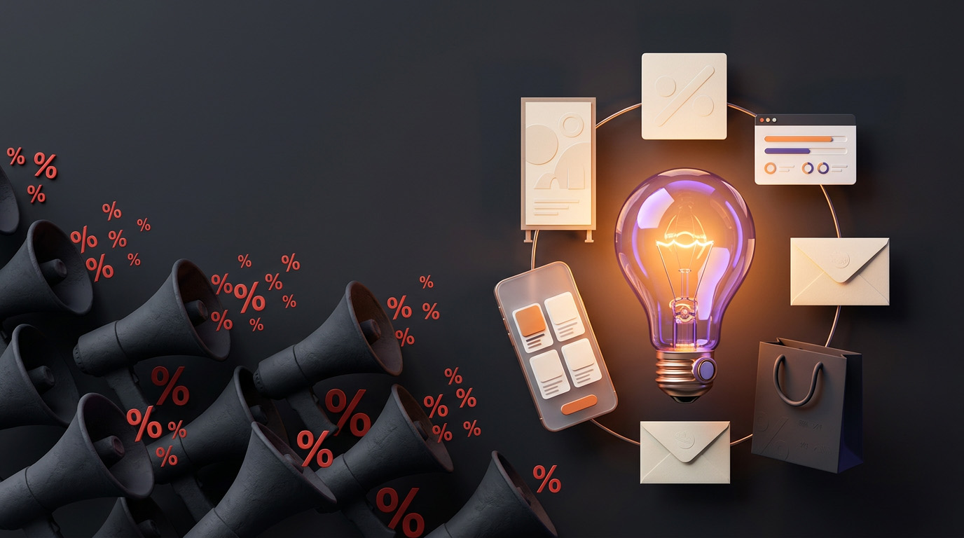 Toată lumea strigă „REDUCERI!”. Tu ce ai de spus? Cum construiești o campanie de Black Friday, de la concept creativ la promovare și conversii
